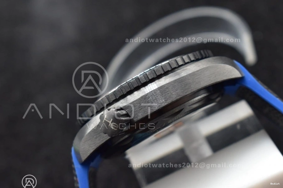 45.5mm Clone VSF Nylon Ocean A8906 Edition Super Planet Ceramic Strap Black on Black Real Best Deep 1:1 1227